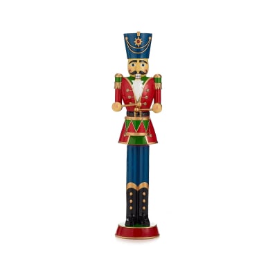 3ft Norbert Christmas Nutcracker Figure with Drum