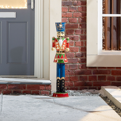 3ft Norbert Christmas Nutcracker Figure with Drum