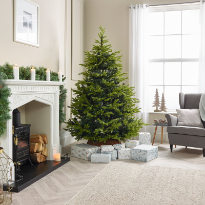 Brewer Spruce Green Classic Christmas Tree - 6ft / 180cm