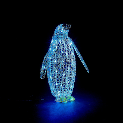 Acrylic LED Pepsi Penguin Decoration