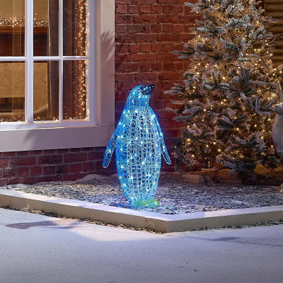 Acrylic LED Pepsi Penguin Decoration