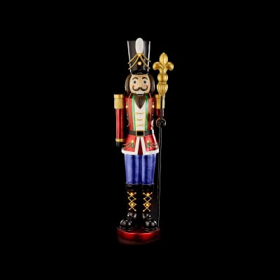 Christian 5ft Christmas Nutcracker Figure in Red