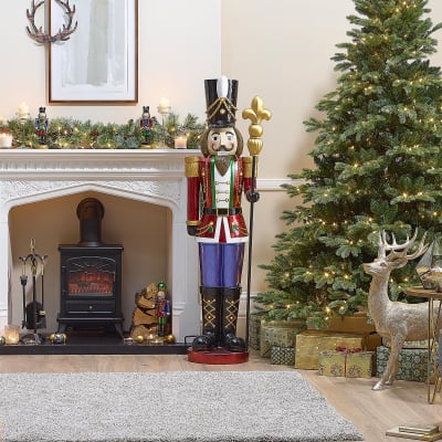 Christian 5ft Christmas Nutcracker Figure in Red