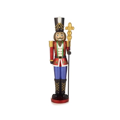 Christian 5ft Christmas Nutcracker Figure in Red