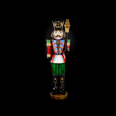 Hans 3.5ft Christmas Nutcracker Figure in Red