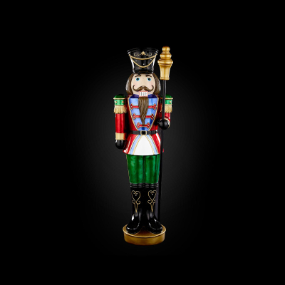 Hans 3.5ft Christmas Nutcracker Figure in Red