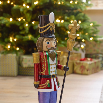 Ansel 2ft Christmas Nutcracker Figure in Red