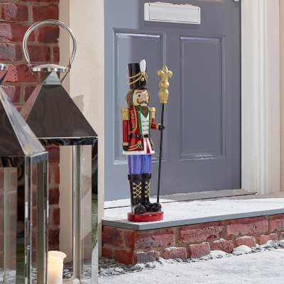 Ansel 2ft Christmas Nutcracker Figure in Red