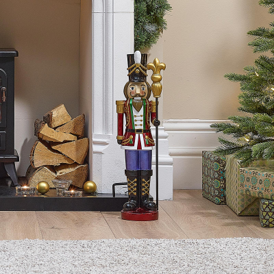 Ansel 2ft Christmas Nutcracker Figure in Red