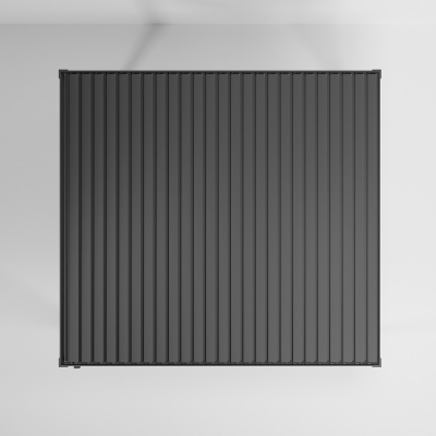 Titan Aluminium Metal Pergola in Graphite Grey - 3.6m x 3.0m Free Standing
