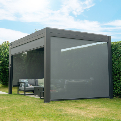 Titan Textilene Side Screen - 3.0m in Graphite Grey