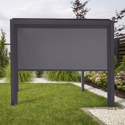 Titan Textilene Side Screen - 3.0m in Graphite Grey