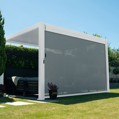 Titan Textilene Side Screen - 3.6m in Chalk White