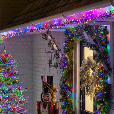 3000 LEDs Christmas Cluster Lights in Multi Colour