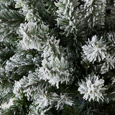 5ft Slim Balsam Fir Green Frosted Christmas Tree (150cm)