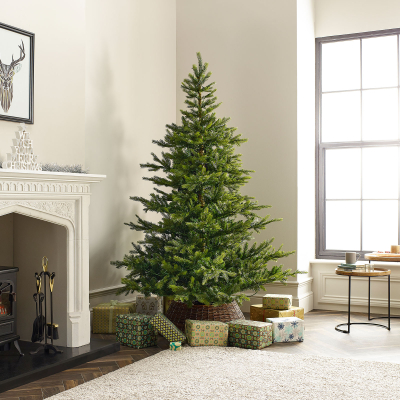 6ft Calgary Fir Pre-Lit Green Christmas Tree (180cm)