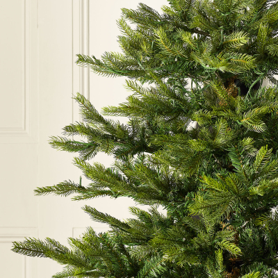 6ft Calgary Fir Pre-Lit Green Christmas Tree (180cm)