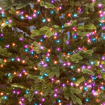 1000 LEDs Christmas Compact Lights in Rainbow