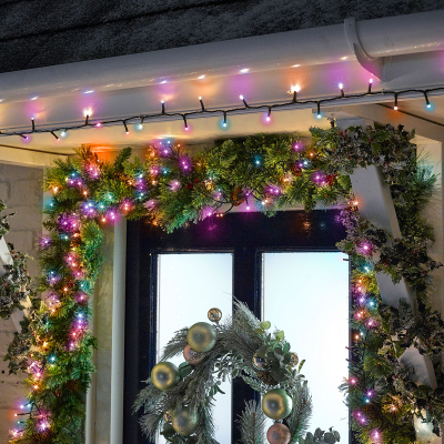 1000 LEDs Christmas String Lights in Rainbow