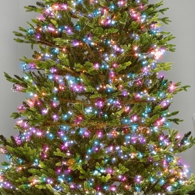 1500 LEDS Christmas Compact Lights in Rainbow