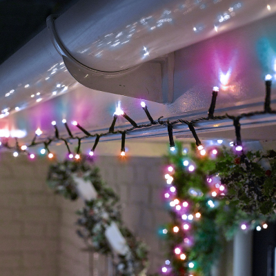 600 LEDs Christmas String Lights in Rainbow