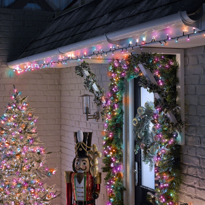 600 LEDs Christmas String Lights in Rainbow