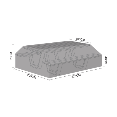 Winter Cover for Dining Picnic Bench