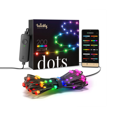 Twinkly 200 LEDs Christmas Dot Lights in Full Spectrum Multi Colour