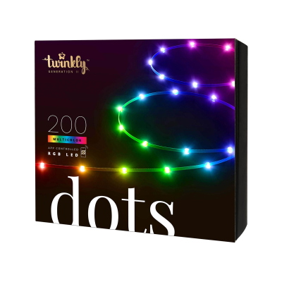 Twinkly 200 LEDs Christmas Dot Lights in Full Spectrum Multi Colour