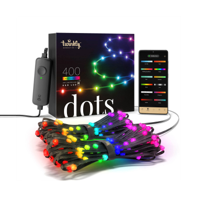 Twinkly 400 LEDs Christmas Dot Lights in Full Spectrum Multi Colour