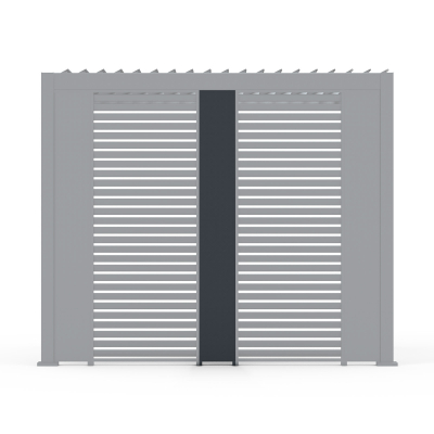 Titan Aluminium Cavity Single Wall Panel in Graphite Grey