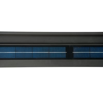 Titan LED Aluminium 3.0m Solar Louvre in Graphite Grey