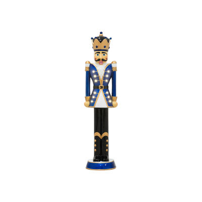 3ft Norbert Christmas Nutcracker Figure in Royal Blue