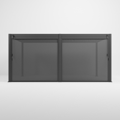 Titan Textilene Side Screen - 2.6m in Graphite Grey