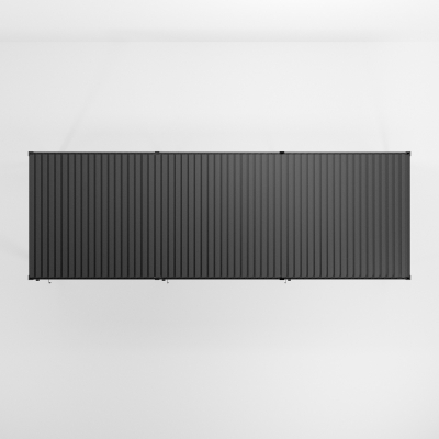 Titan Aluminium Metal Pergola in Graphite Grey - 9.0m x 3.0m Free Standing