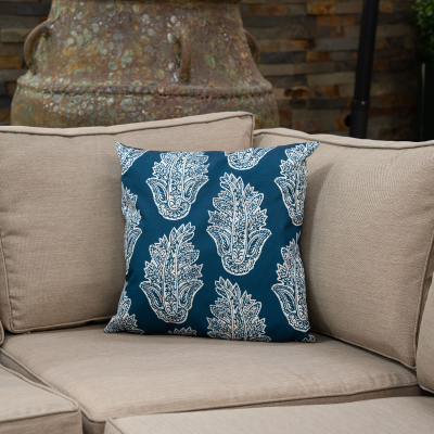 Water Resistant Outdoor Scatter Cushion in Kalinidi Paisley