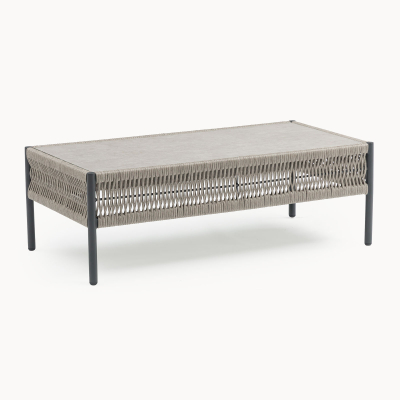 Sophia Rattan Aluminium 3 Setaer Sofa Lounging Set in Mottled Grey