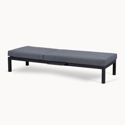 Maxwell Aluminium Sun Lounger in Graphite Grey