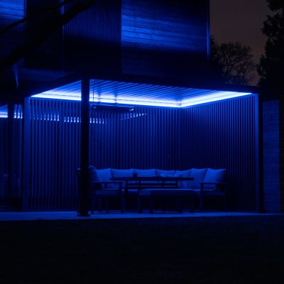 Pergola LEDs Lights Kit - 4.0m x 3.6m in Full Spectrum Multi Colour & White